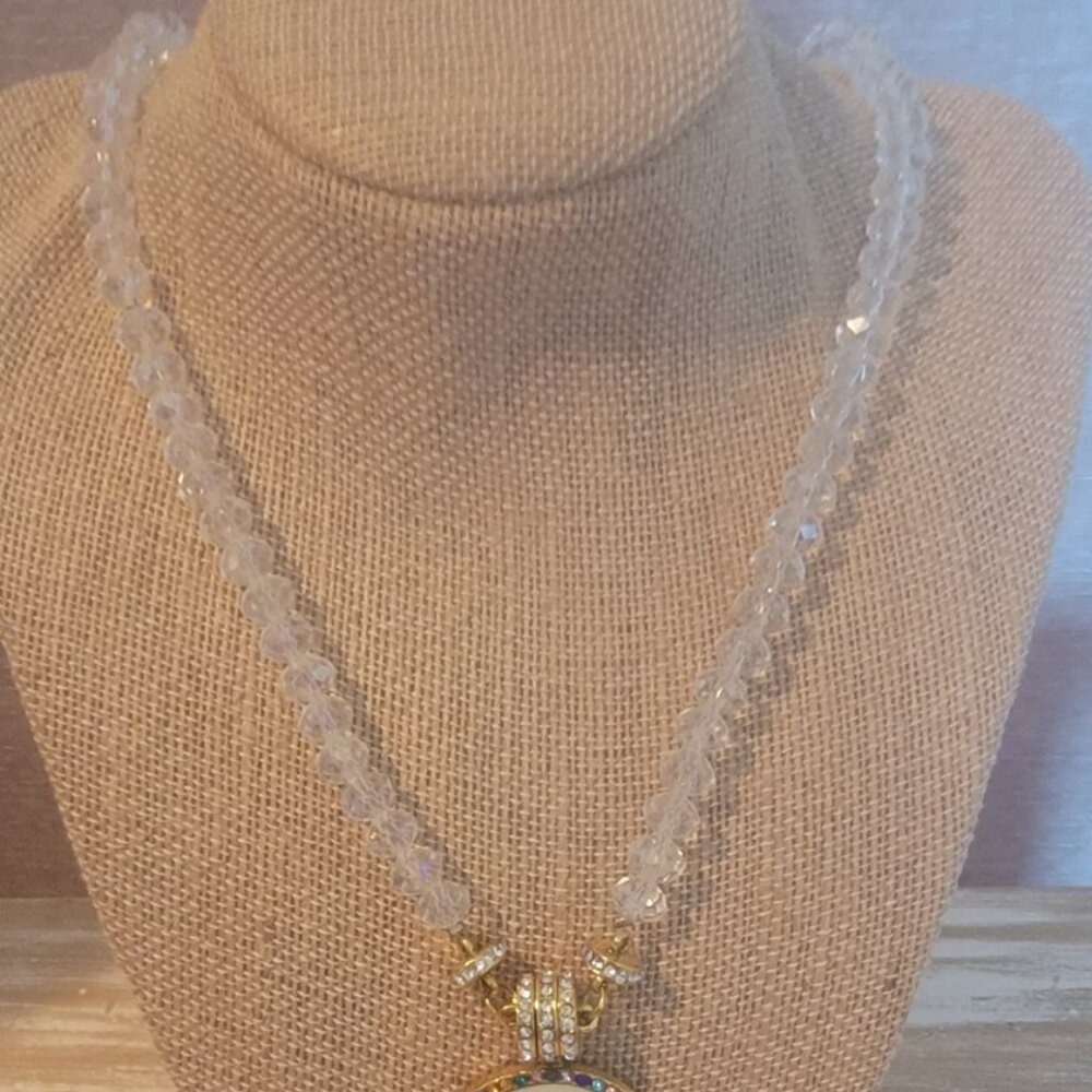Opalite Moonface Necklace - Picture 5 of 5